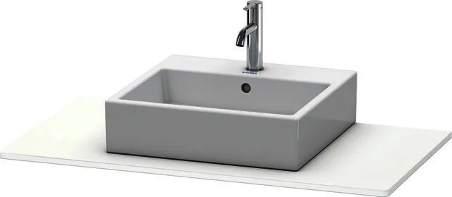 Duravit Konsole XSquare mit einem Ausschnitt 16x1000x550mm, Weiß Matt