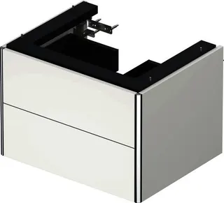Duravit WTU XSquare 397x584x460mm 2 Schubk., Weiß Matt – Bild 5