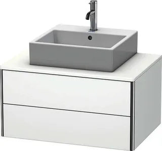 Duravit WTU XSquare 400x800x548mm,wandhängend Weiß Matt, 2 Schubkästen – Bild 3