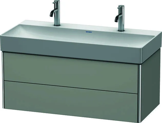 Duravit WTU XSquare 397x984x460mm 2 Schubk., Betongrau Matt