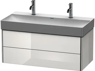 Duravit WTU XSquare 397x984x460mm 2 Schubk., Betongrau Matt – Bild 2