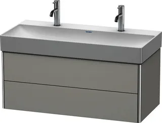 Duravit WTU XSquare 397x984x460mm 2 Schubk., Betongrau Matt – Bild 4