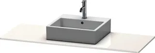 DU Konsole XSquare 16x1400x550mm m. 1 Ausschn., Taupe