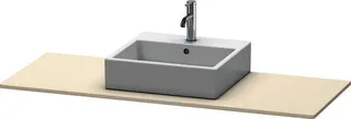 Duravit Konsole XSquare 16x1400x550mm m. 1 Ausschn., Taupe – Bild 2