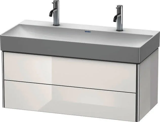 Duravit WTU XSquare 397x984x460mm 2 Schubk., Weiß Hochglanz