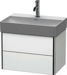 DU WTU XSquare 397x584x390mm 2 Schubk., Weiß Matt