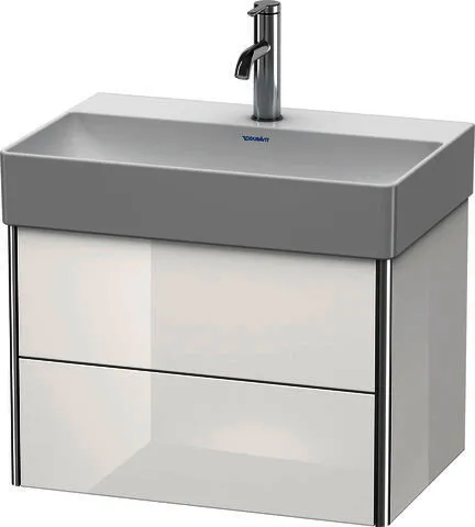 Duravit WTU XSquare 397x584x390mm 2 Schubk., Weiß Hochglanz