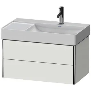 DU WTU XSquare wandhängend,397x784x460mm 2Schubkästen,weiß matt