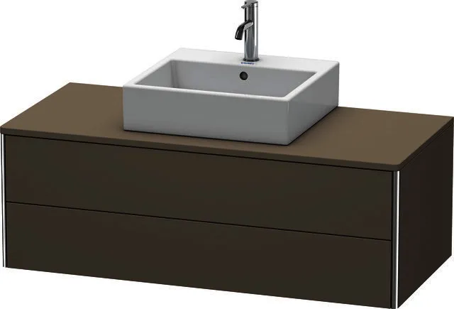 Duravit Waschtisch-Unterbau XSquare, 2 SK, wandh. 400x1200x548mm, Flannel Grey Seidenmatt