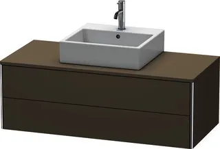 DU WT-Unterbau XSquare, 2 SK, wandh. 400x1200x548mm, Flannel Grey Seidenmatt