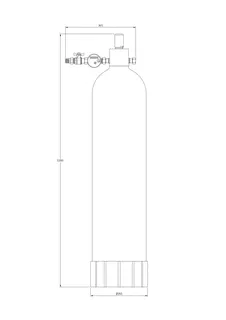 UWS-Heaty Complete Fix TALL LED OFK Nachspeisung kpl,LED 46ltr, o. Füllkombi – Bild 2