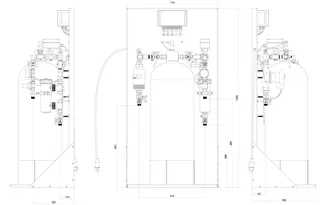 UWS Heaty Racun 300 Aufbereitungsgerät zum Festeinbau – Bild 2