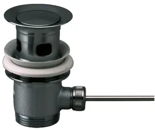 KD Exzenter-Ablaufventil 1" Messing verchromt