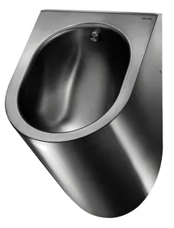 KD Urinal DELTA wandh. Anschl. von hinten Edst. 1.4301 sat