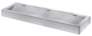 KD Waschrinne MINERALCAST wandh. L 1800 3 Plätze Hl. D35 mm mi.