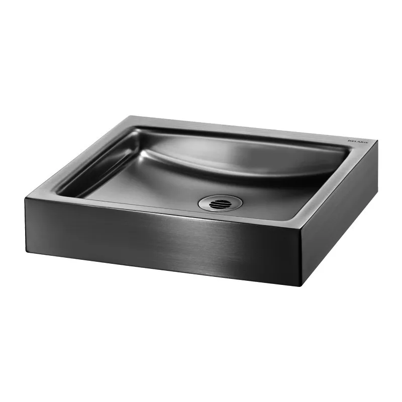 KD Aufsatzbecken UNITO o. Hahnloch o. Überlauf Edst. 1.4301 sat.