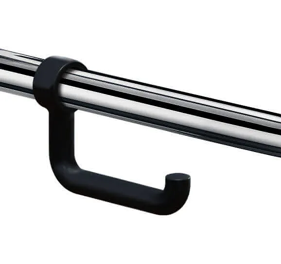 KD WC-Papierhalter f. Stützgriff D32-34mm Nylon grau
