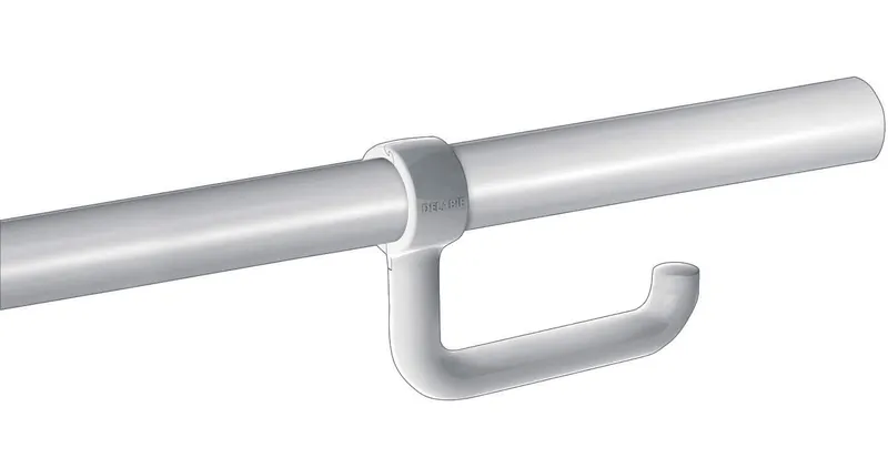 KD WC-Papierhalter für Stützgriff D32-34mm Nylon weiß