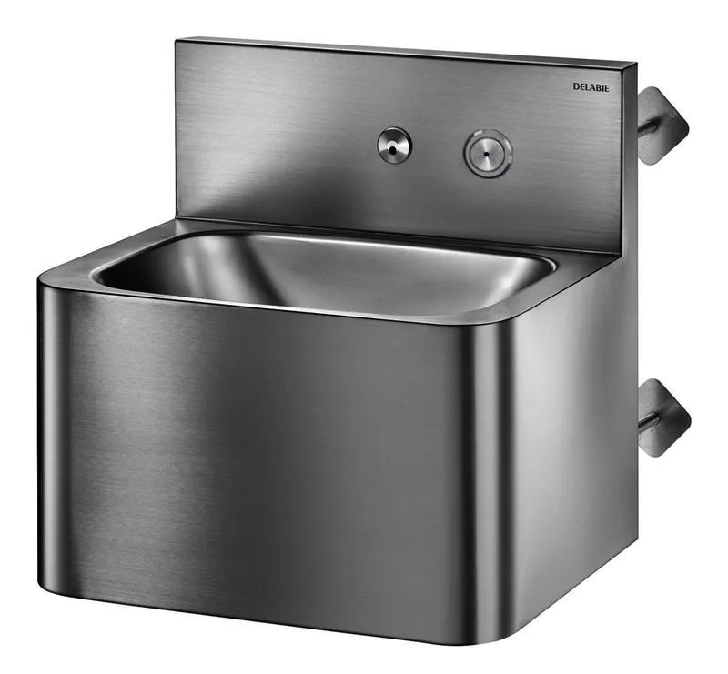 KD Waschtisch TEK TC wandh. m. integr. Arm. Edst. 1.4301 satiniert