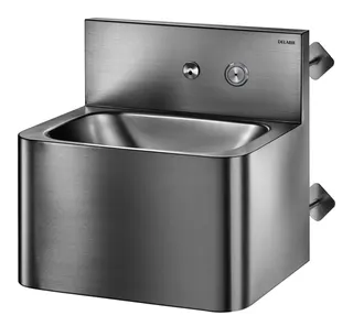 KD Waschtisch TEK TC wandh. m. integr. Arm. Edst. 1.4301 satiniert