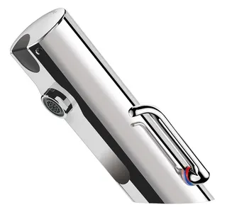 KD Wand MBatt. TEMPOMATIC MIX 4 Waschtisch G 1/2B 6V Batt. integr. L220