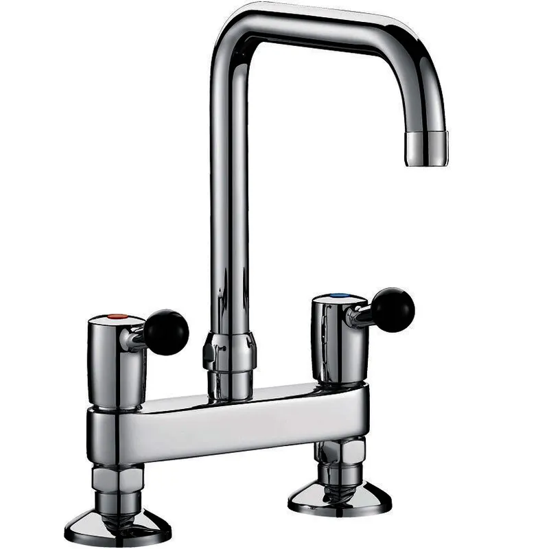 KD 2-Loch-Mischer MA 150mm 60l/min, Schwenkausl. D22 L.200 mm