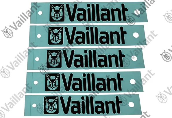 Firmenschild, (x5) Vaillant-Nr. 0010031281