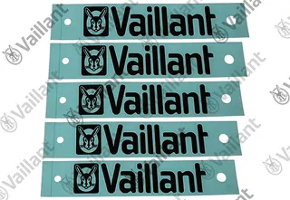 Firmenschild, (x5) Vaillant-Nr. 0010031281