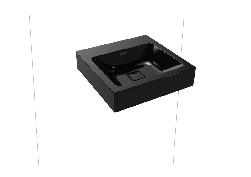 Kaldewei WB CONO WANDWASCHTISCH Mod.3079,500x 500mm,schwarz,Perl-Effekt,Antidröhn,oÜL
