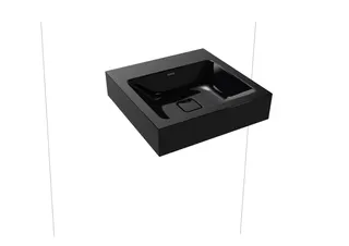 Kaldewei WB CONO WANDWASCHTISCH Mod.3079,500x 500mm,schwarz,Perl-Effekt,Antidröhn,oÜL