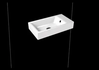 Kaldewei WB PURO WAND-HANDWASCHTISCH Mod.3162, 550x300mm,bahbe,PEFF,AD,m. 1HL,oÜL – Bild 2