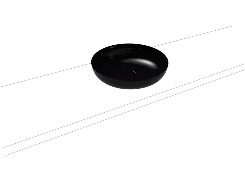 Kaldewei WB MIENA WASCHTISCH-SCHALE Mod.3180,d :450mm,schwarz,Perl-Effekt,oÜL