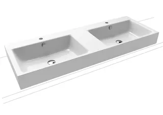 Kaldewei WB PURO Mod.3171,1300x460mm,alpwe, PEFF,AD,m. 2x1HL,mÜL,chr