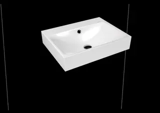 Kaldewei WB SILENIO WANDWASCHTISCH Mod.3044, 600x460mm,perga,PEFF,AD,m. 1HL,mÜL,chr – Bild 2