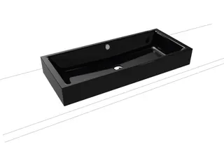 Kaldewei WB PURO S Mod.3176,900x385mm,schw, PEFF,AD,mÜL,chr – Bild 2