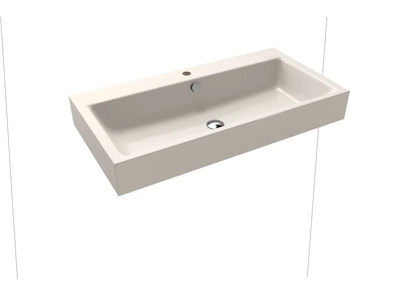 Kaldewei WB PURO WANDWASCHTISCH Mod.3165,900x 460mm,pergamon,PEFF,AD,m. 1HL,mÜL,chr