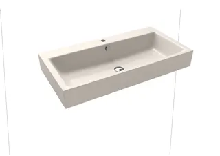 Kaldewei WB PURO WANDWASCHTISCH Mod.3165,900x 460mm,pergamon,PEFF,AD,m. 1HL,mÜL,chr – Bild 2