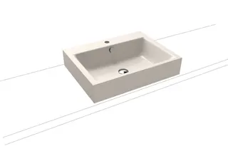 Kaldewei WB PURO Mod.3157,600x460mm,perga,PEFF ,AD,m. 1HL,mÜL,chr – Bild 2