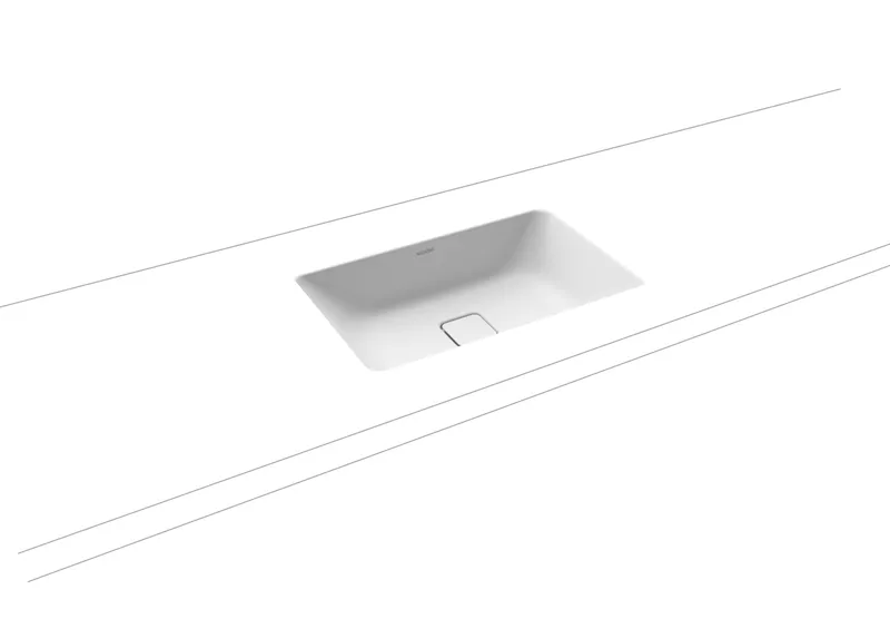 Kaldewei WB CONO UNTERBAUWASCHTISCH Mod.3087, 569x382mm,alpinweiß matt,PEFF,AD,oÜL