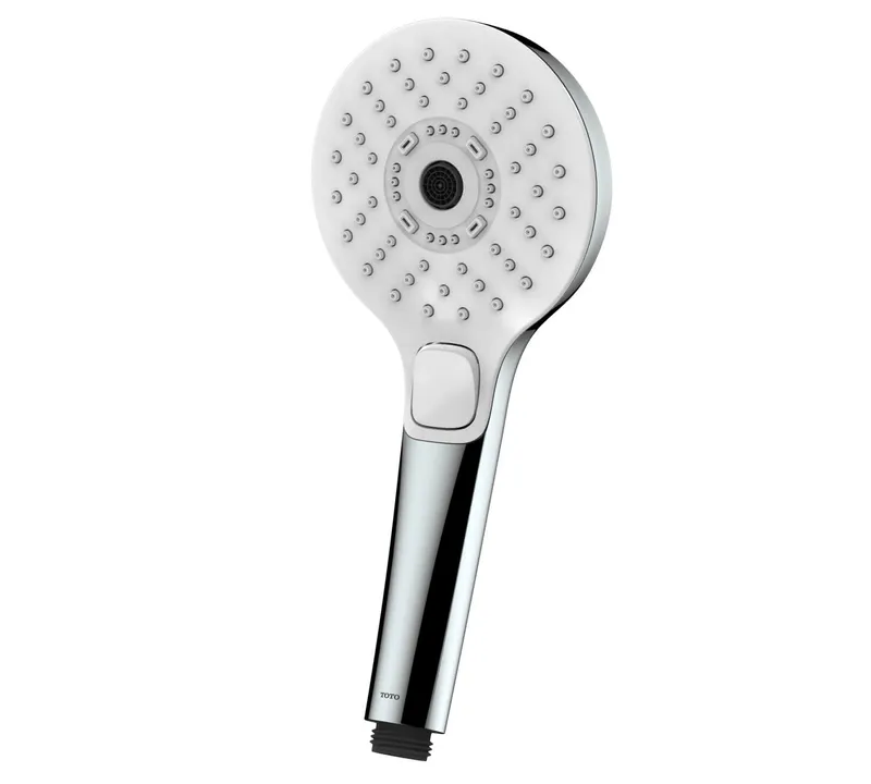 TOTO DaySpa Handbrause m. 3 Strahlarten rund, weiß chrom