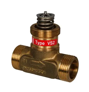 Danfoss Durchgangsventil VS2 DN15 Kvs 1,6, PN16, entzinkungsfreies Messing – Bild 2