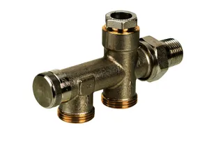 Danfoss Kupplungsgehäuse RA-K Heizkörper: R 1/2, Anlage: G 3/4 AG – Bild 2