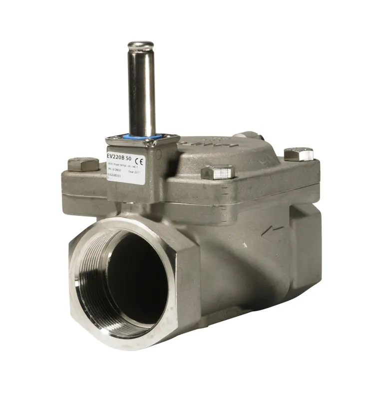 Danfoss Magnetventilgehäuse EV 220B 50SS DN 50, G 2, kvs 40,0, Rotguss