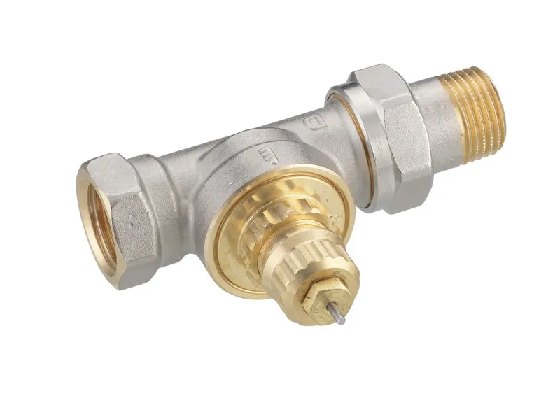 Danfoss Ventilgehäuse RA-G 15 R 1/2, Durchgang, matt vernickelt