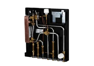 Danfoss Wohnungsstation Evoflat FSS 1 HT-Heizung, 37kW, Dämmhaube – Bild 4
