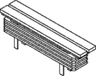 Zehnder Bank-Heizkörper Radiator Bench B6250/5 230x210x2500 RAL 9016 AB 3570 – Bild 2