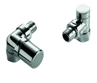 Zehnder Zubehör Ventilkörper Set I M30x1,5, Winkeleckform links, weiß