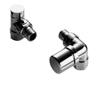 Zehnder Zubehör Ventilkörper Set G M30x1,5, Winkeleckform rechts, weiß