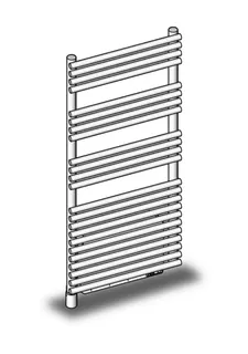 Zehnder Design-Heizkörper Forma Air, elektrisch LFE-120-050/IPS 1230x126x496, RAL 9016