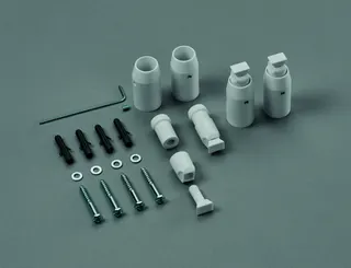 Zubehör Wand-Montagezubehör, weiß für Zehnder Universal elektrisch